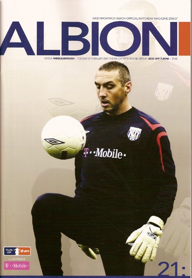 West Bromwich Albion FC  v Middlesbrough FC